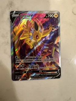 Jolteon V SWSH183 SWSH: Sword & Shield Promo Cards Holo - Image 1