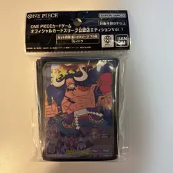 ONE PIECE Card Game KAIDO Official Card Sleeves Edition Vol.1 70 Sleeves - Image 1