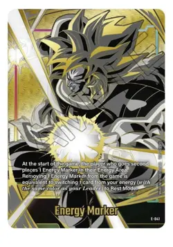 DRAGON BALL SUPER FUSION WORLD OFFICIAL CARD CASE & CARD SLEEVE 4 BROLY E-41 - Image 3