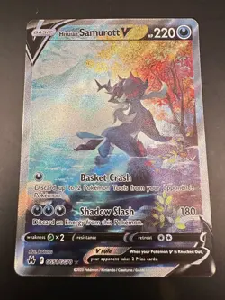 Hisuian Samurott V GG51/GG70 Crown Zenith Pokemon Card - Image 1