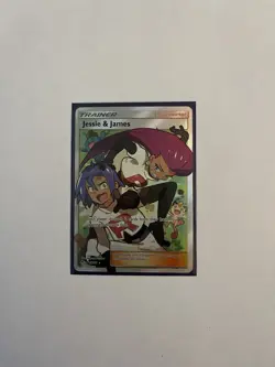 Pokemon TCG Jessie James Full Art Trainer Hidden Fates Ultra Rare Card 68/68 - Image 1