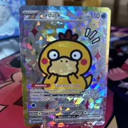 Psyduck Sparkle cute fan art card - Image 1