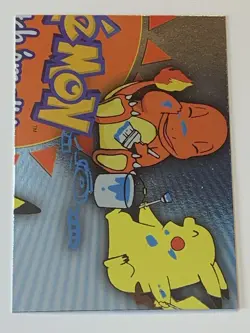 2000 Topps Pokemon TV #P02 Puzzle Card 2 Silver Foil Animation Series 3 - Image 1