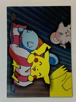 2000 Topps Pokemon TV #P05 Puzzle Card 5 Silver Foil Animation Series 3 - Image 1