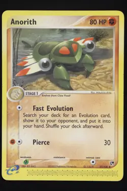 Anorith - 27 - Sandstorm - Pokemon Card - Lightly Played - Image 1