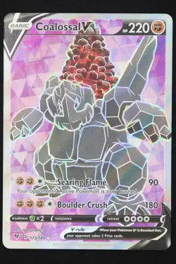 Coalossal V - 173 - Vivid Voltage - Pokemon Card - Near Mint - Image 1