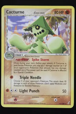 Cacturne - 15 - Crystal Guardians - Pokemon Card - Lightly Played - Image 1