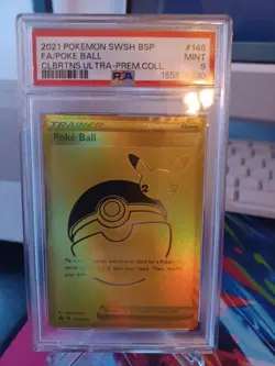 Poke Ball SWSH146 SWSH: Sword & Shield Promo Cards Holo PSA 9 - Image 1