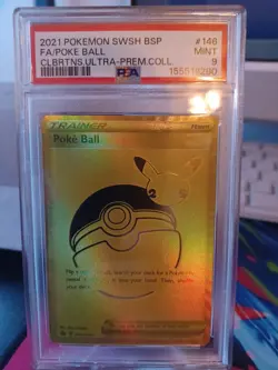 Poke Ball SWSH146 SWSH: Sword & Shield Promo Cards Holo PSA 9 - Image 2