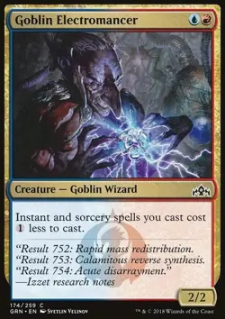 MTG Magic the Gathering Goblin Electromancer (174/291) Guilds of Ravnica LP - Image 1