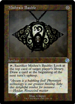 Mishra's Bauble The Brothers' War: Retro Frame Artifacts NM Foil - Image 1