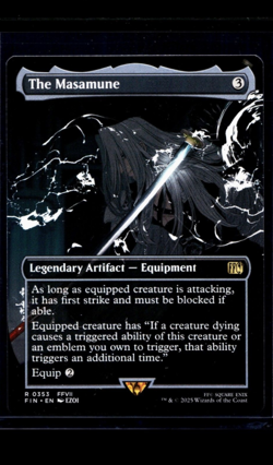 2025 MTG Magic The Gathering FIN Final Fantasy Borderless #353 The Masamune - Image 1