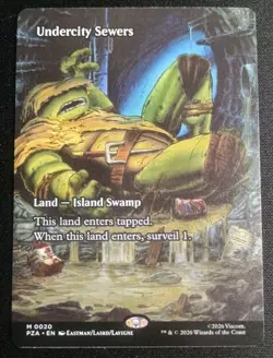 MTG TMNT Source Material - Undercity Sewers - Borderless Mythic - Image 1
