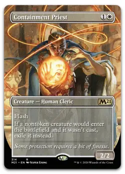 Containment Priest (Alternate Art) #314 (NM) Core Set 2021 M21 Magic MTG - Image 1
