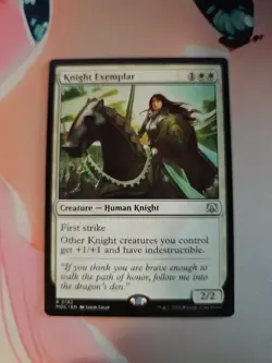 1x Knight Exemplar English Commander:March of the Machine MTG Magic - Image 1