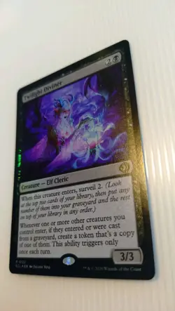 MTG Magic the Gathering Foil Twilight Diviner Lorwyn Eclipsed NM 122 Rare - Image 2