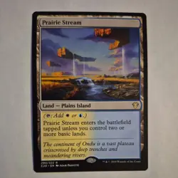Magic the Gathering MTG Prairie Stream (299) Commander 2020 LP - Image 1