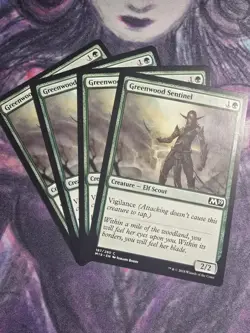 GREENWOOD SENTINEL ~mtg NM-M M19 Magic 2019 Com x4 - Image 1
