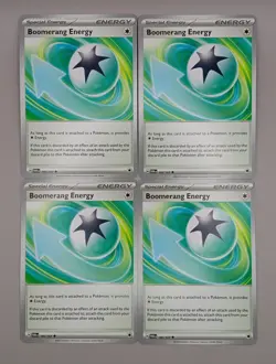 Pokemon - 4x Boomerang Energy -166/167 - Twilight Masquerade - NM/M - Image 1