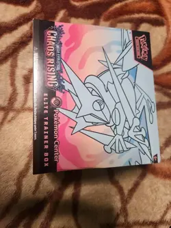 Pokemon Center Chaos Rising Elite Trainer Box Factory Sealed English ETB In Hand - Image 1