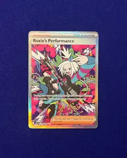 Roxie's Performance 121/086 SIR Chaos Rising Pokemon - Image 1