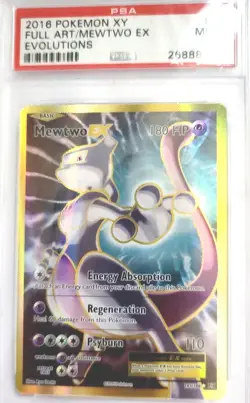2016 Pokemon XY Full Art/MEWTWO Evolutions #103 MINT 9 PSA - Image 3