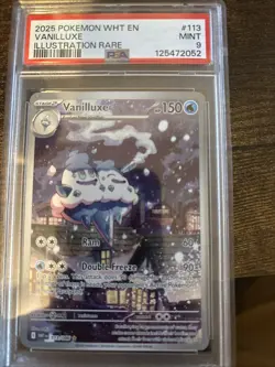 Vanilluxe Illustration Rare 2025 Pokemon TCG White Flare Card - Image 1