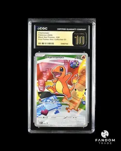 CGC 10 PRISTINE Charmander Illustration Rare 038 Pokemon First Partner Box - Image 1