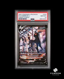PSA 10 GEM MT Umbreon V CSR 244/184 Pokemon VMAX CLIMAX - Image 1