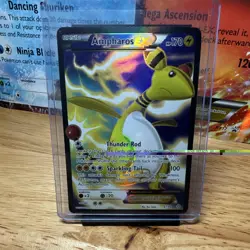 Pokemon TCG Ampharos EX 87/98 XY Ancient Origins Full Art Holo Ultra Rare - Image 1