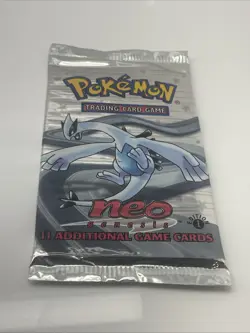 Pokemon Neo Genesis 1st Edition Booster Pack Lugia Art Sealed - Image 4