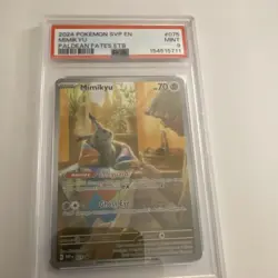 The Pokemon Company 2024 SVP Mimikyu #075 EN Holo Promo PSA 9 Graded - Image 1