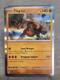 💥Pokemon TCG - Ting-Lu - 109/182 - Holo - Rare - S & V - Paradox Rift - NM💥 - Image 1