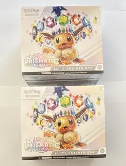 Pokemon Scarlet & Violet Prismatic Evolutions 1x Elite Trainer Box English 2024 - Image 1
