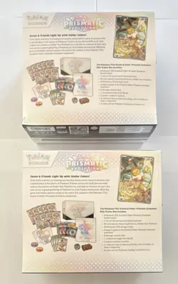 Pokemon Scarlet & Violet Prismatic Evolutions 1x Elite Trainer Box English 2024 - Image 3
