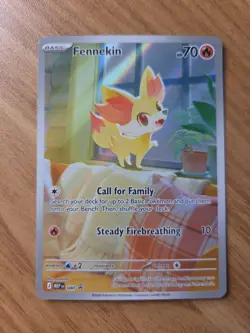 Pokemon Fennekin MEP 080 - Black Star Promo ME04: Chaos Rising ETB Promo - Image 1