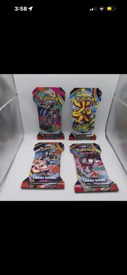 Pokemon TCG Chaos Rising Sleeved Booster Pack Sealed IN HAND - Image 4