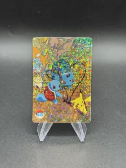 Pikachu Tug O War Holo Pokemon Vintage Pocket Monsters Vending Prism Sticker 448 - Image 1
