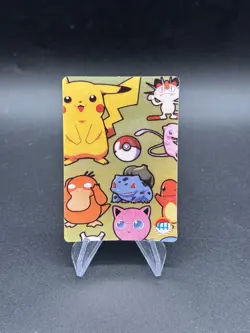 Pikachu Tug O War Holo Pokemon Vintage Pocket Monsters Vending Prism Sticker 448 - Image 2
