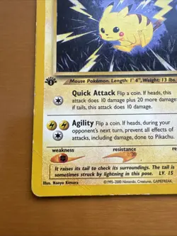 Pikachu Common 1st Edition Neo Genesis 070/111 Pokemon TCG Dmg - Image 4