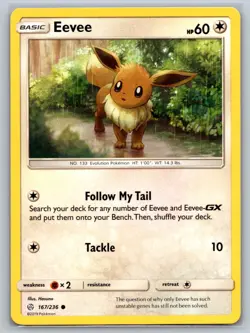 EEVEE 167/236 COMMON COSMIC ECLIPSE POKEMON NM/M - Image 1