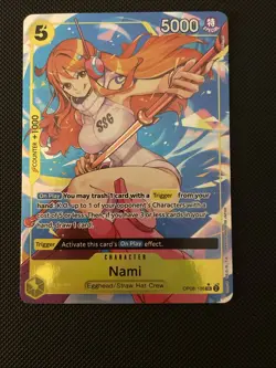Nami OP08-106 SR Alt Art Two Legends OP-08 ONE PIECE English - Image 1