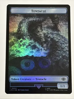 MTG Lord of the Rings Tentacle/Food Token Foil 0004/0011 NM - Image 1
