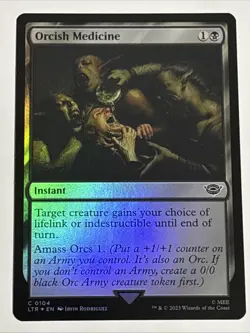 MTG Lord of the Rings Orcish Medicine Foil 0104 NM - Image 1