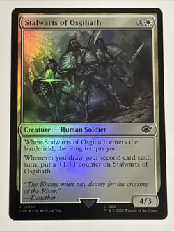MTG Lord of the Rings Stalwarts of Osgiliath Foil 0033 NM - Image 1