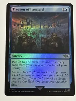 MTG Lord of the Rings Treason of Isengard Foil 0074 NM - Image 1