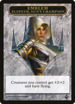 1x Elspeth, Sun's Champion Emblem - NM/LP - Theros - SPARROW MAGIC - Image 1