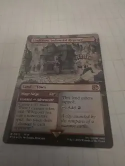 MTG Final Fantasy Lindblum Industrial Regency 312 Borderless Foil - Image 1