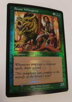 1x Beast Whisperer - Foil (30th Anniversary Play Promos) NM - Image 1