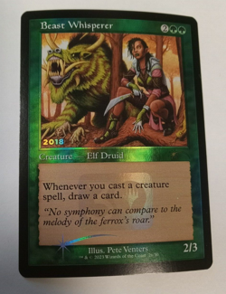 1x Beast Whisperer - Foil (30th Anniversary Play Promos) NM - Image 2